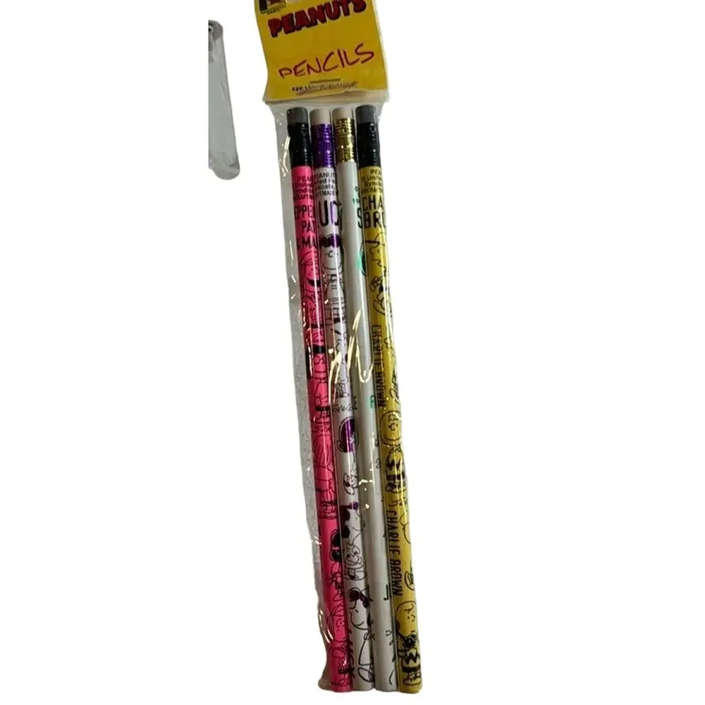 Peanuts Wincraft Pencils pack of 4- early 2000s NEW‎ UNOPENED